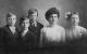 Oleanna with her children, Carl, Leonard, Clarence and Manda Gilbertson